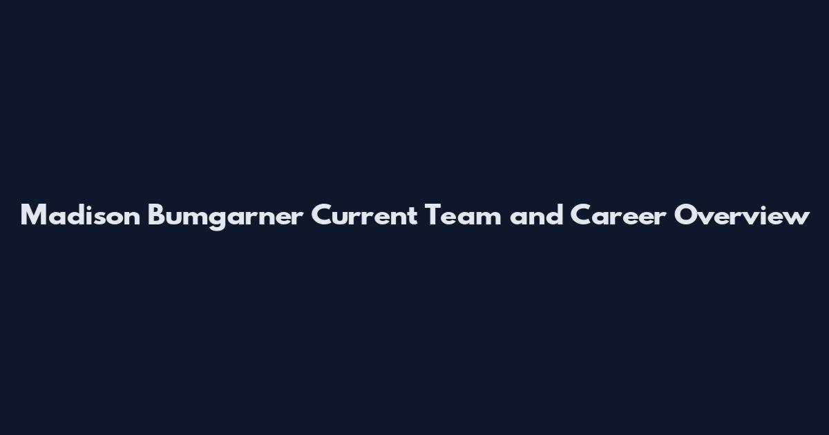 Madison Bumgarner Current Team and Career Overview
