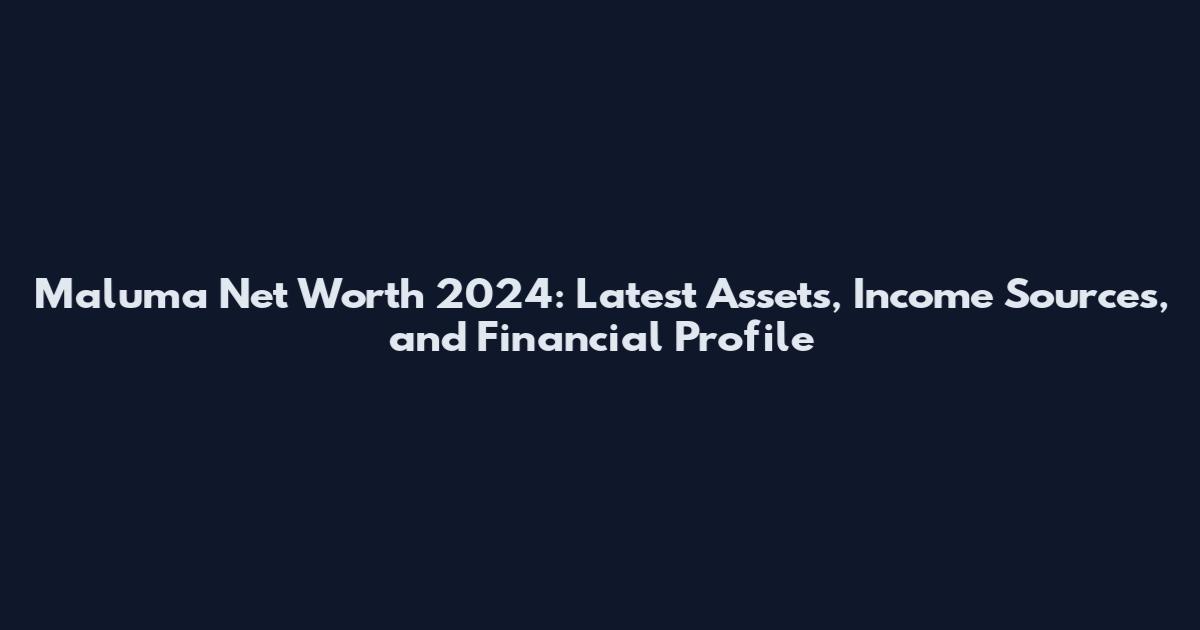 Maluma Net Worth 2024: Latest Assets, Income Sources, and Financial Profile