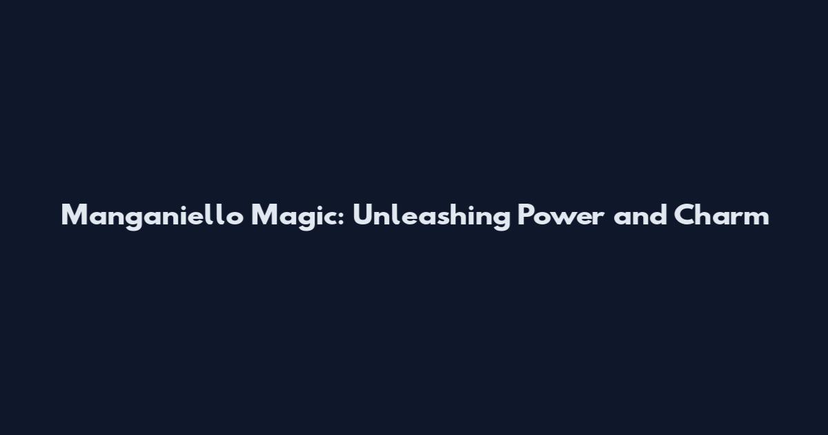 Manganiello Magic: Unleashing Power and Charm