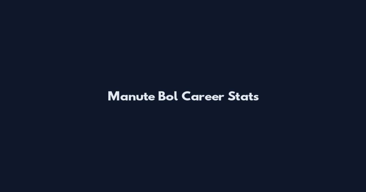 Manute Bol Career Stats