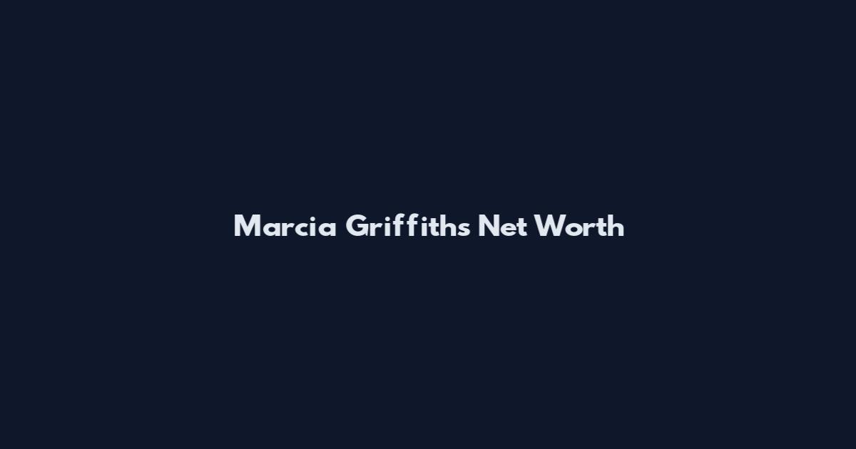Marcia Griffiths Net Worth