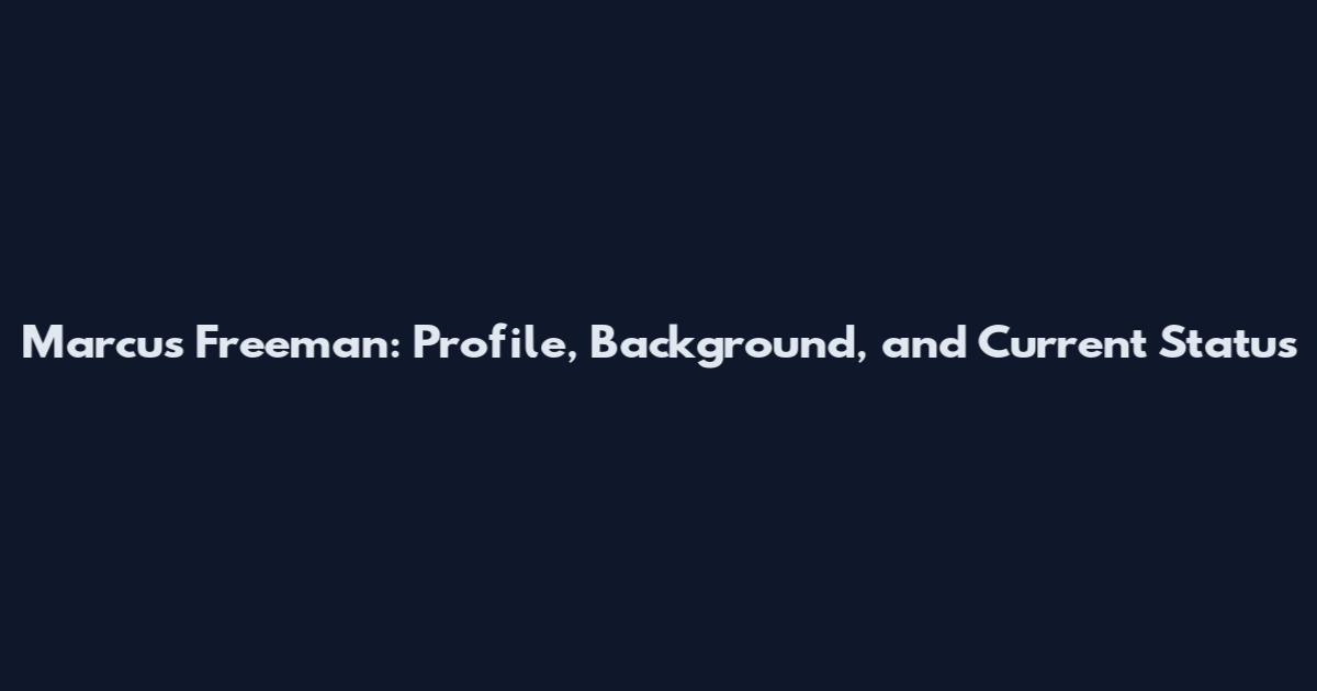 Marcus Freeman: Profile, Background, and Current Status