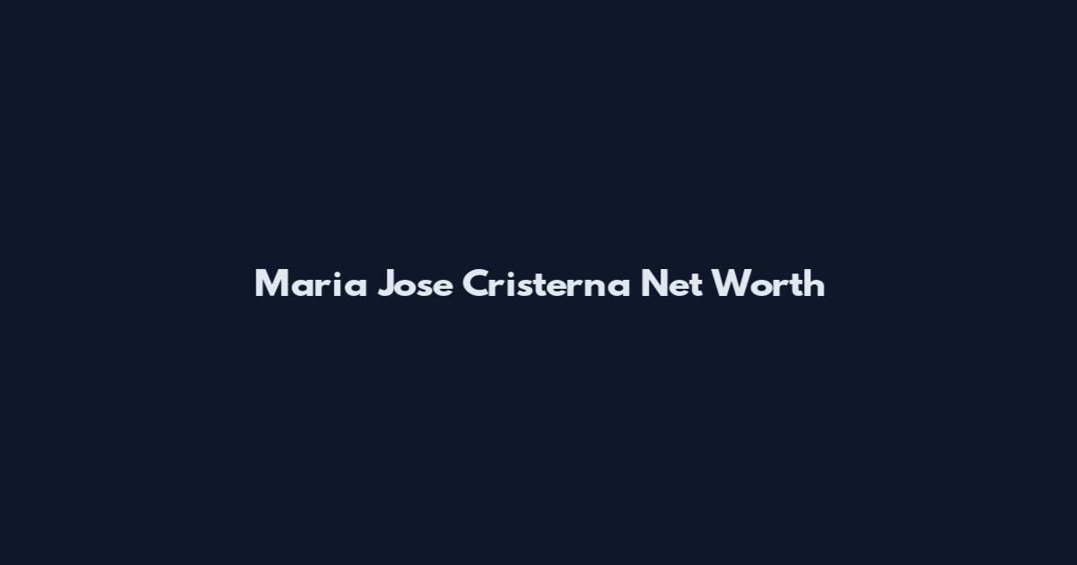 Maria Jose Cristerna Net Worth