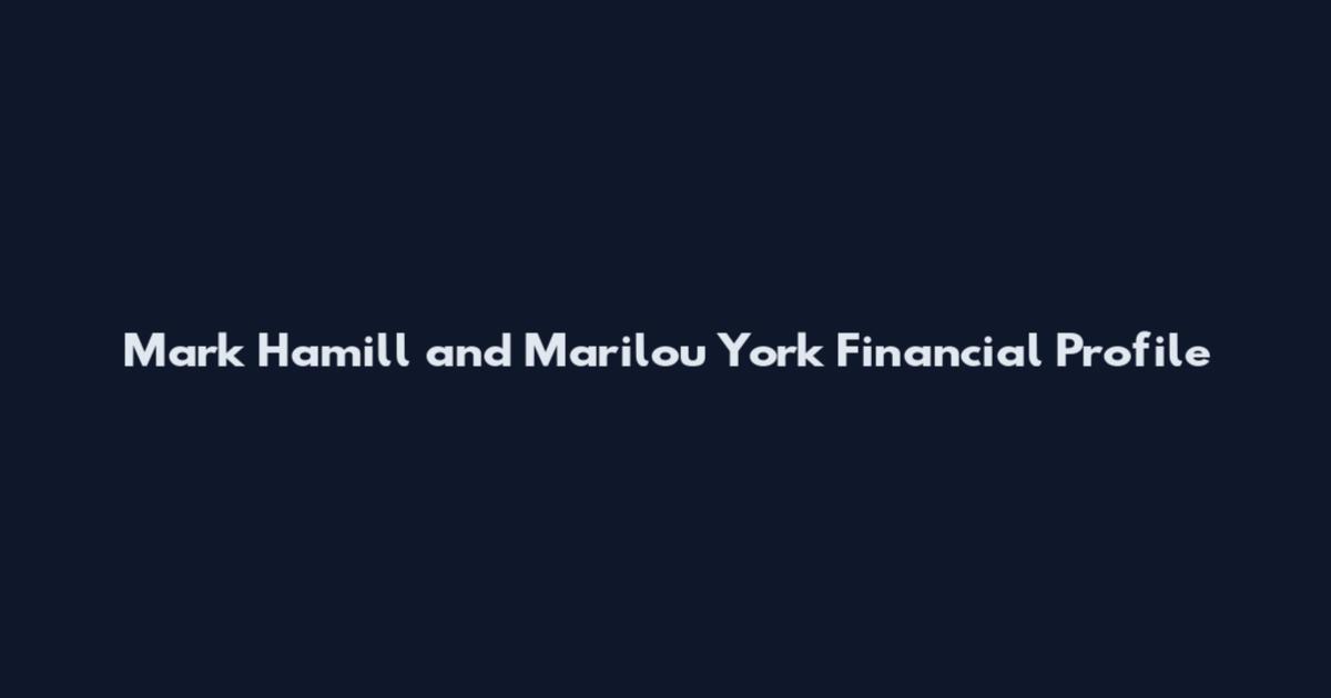 Mark Hamill and Marilou York Financial Profile