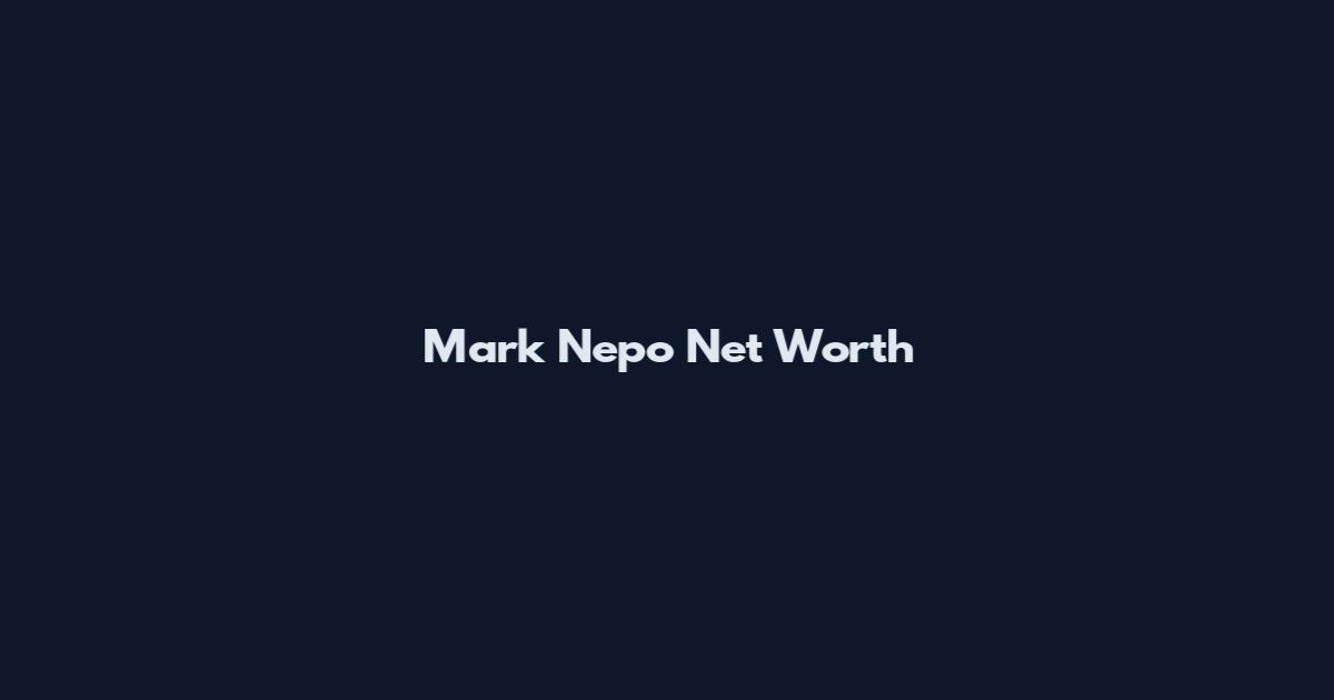 Mark Nepo Net Worth