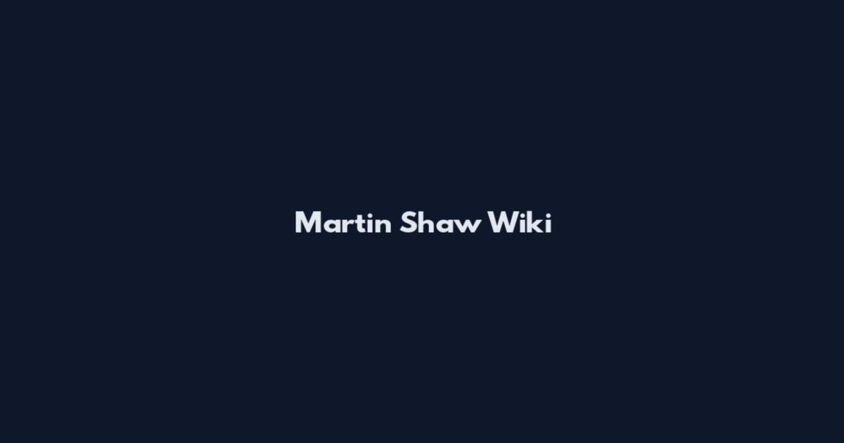 Martin Shaw Wiki