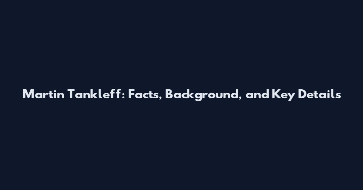 Martin Tankleff: Facts, Background, and Key Details