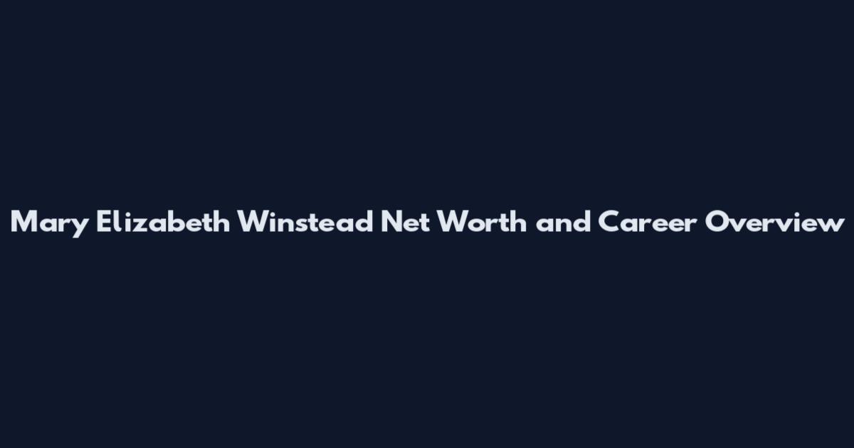 Mary Elizabeth Winstead Net Worth and Career Overview
