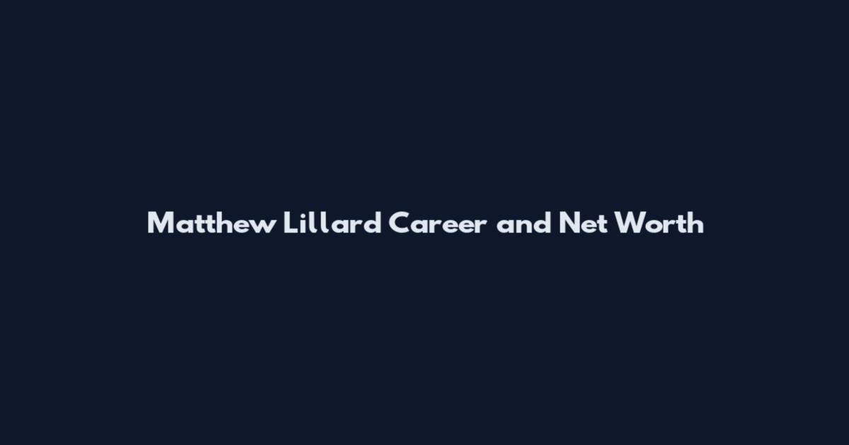 Matthew Lillard Career and Net Worth