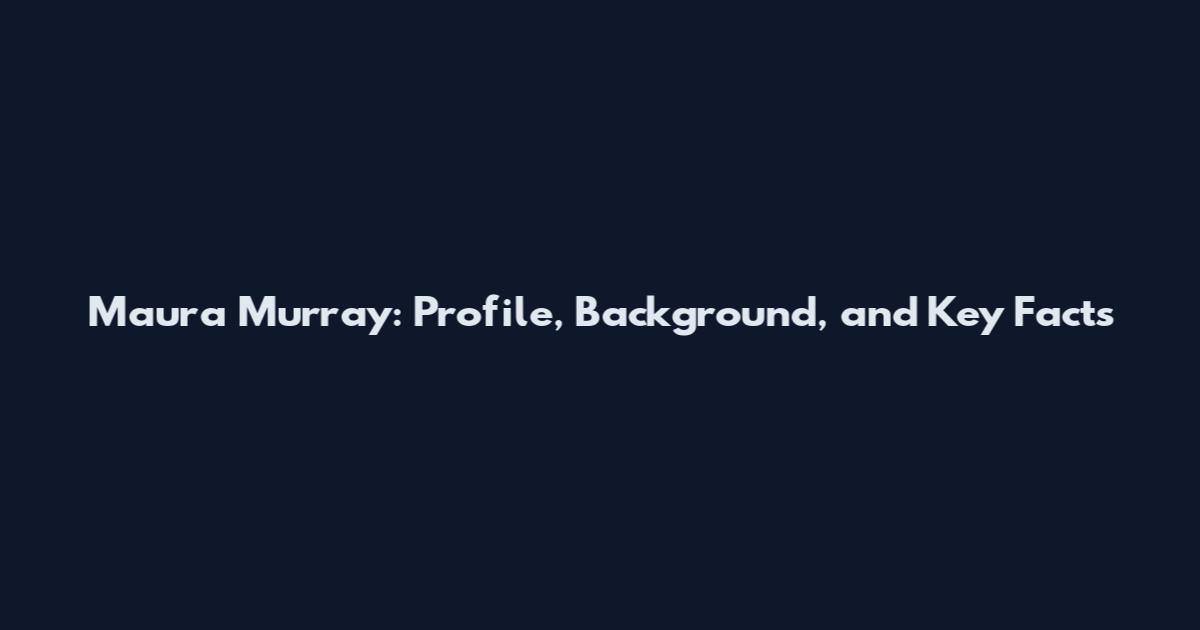 Maura Murray: Profile, Background, and Key Facts