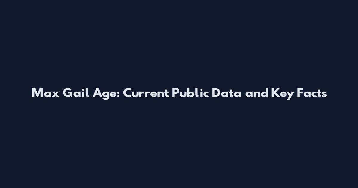 Max Gail Age: Current Public Data and Key Facts