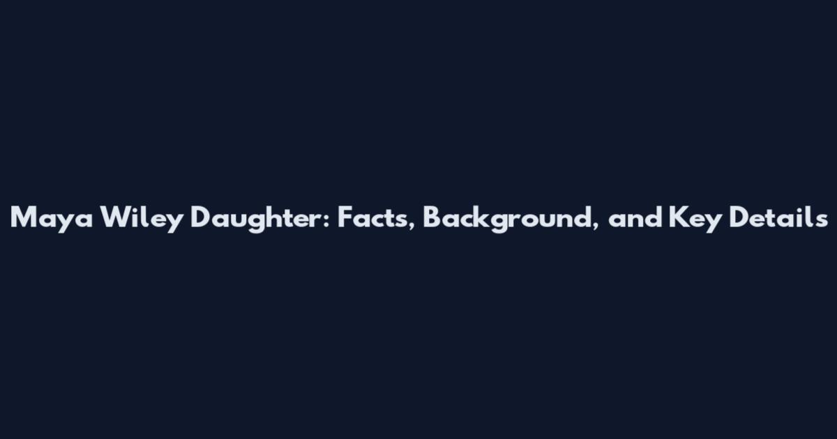 Maya Wiley Daughter: Facts, Background, and Key Details
