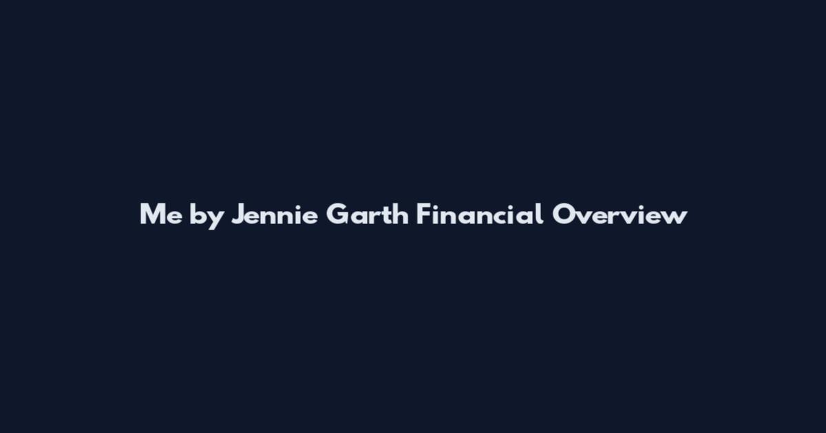 Me by Jennie Garth Financial Overview