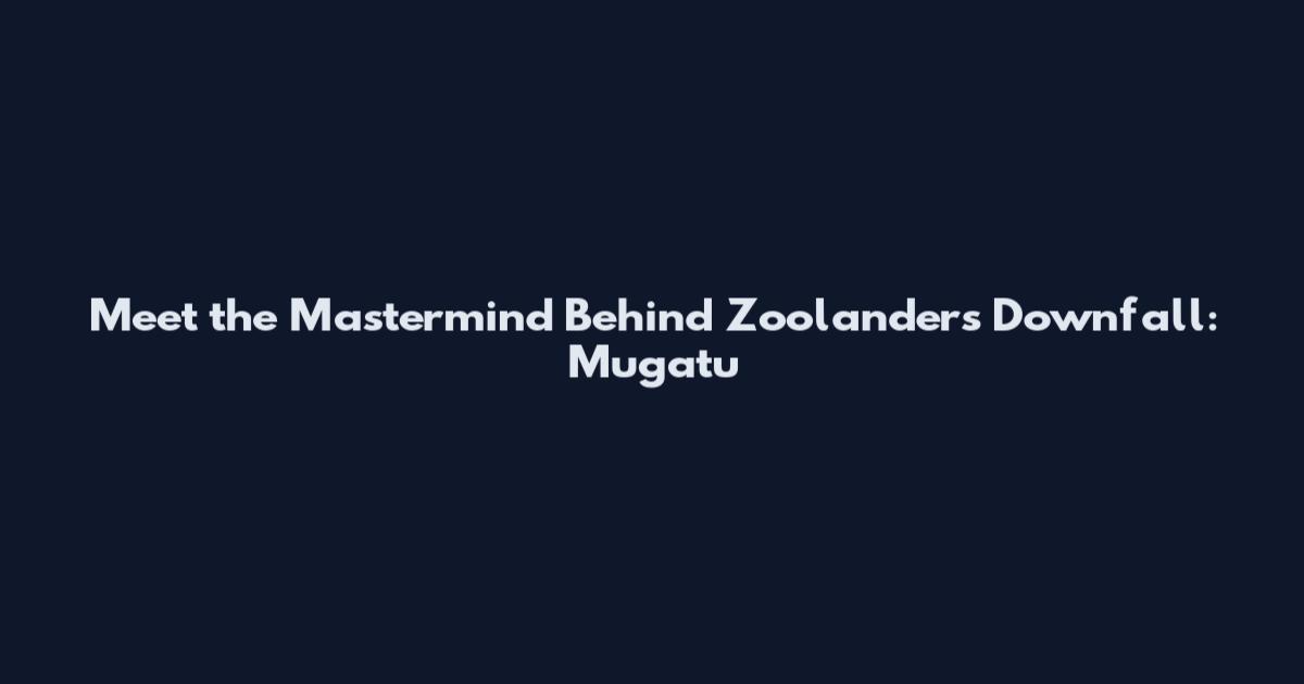 Meet the Mastermind Behind Zoolander's Downfall: Mugatu