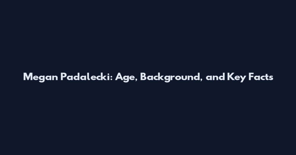Megan Padalecki: Age, Background, and Key Facts