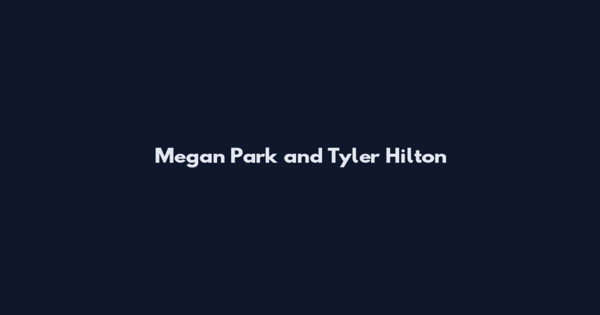 Megan Park and Tyler Hilton