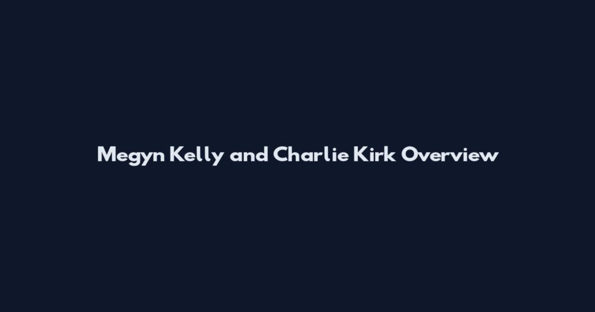 Megyn Kelly and Charlie Kirk Overview