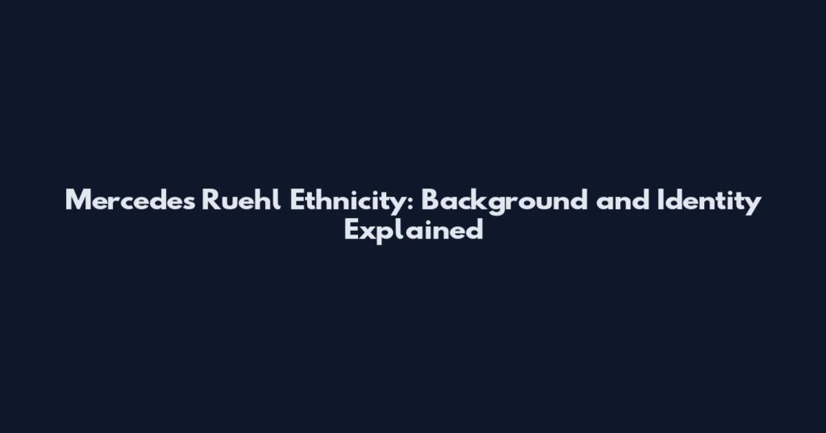 Mercedes Ruehl Ethnicity: Background and Identity Explained