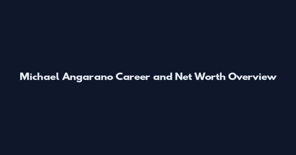 Michael Angarano Career and Net Worth Overview