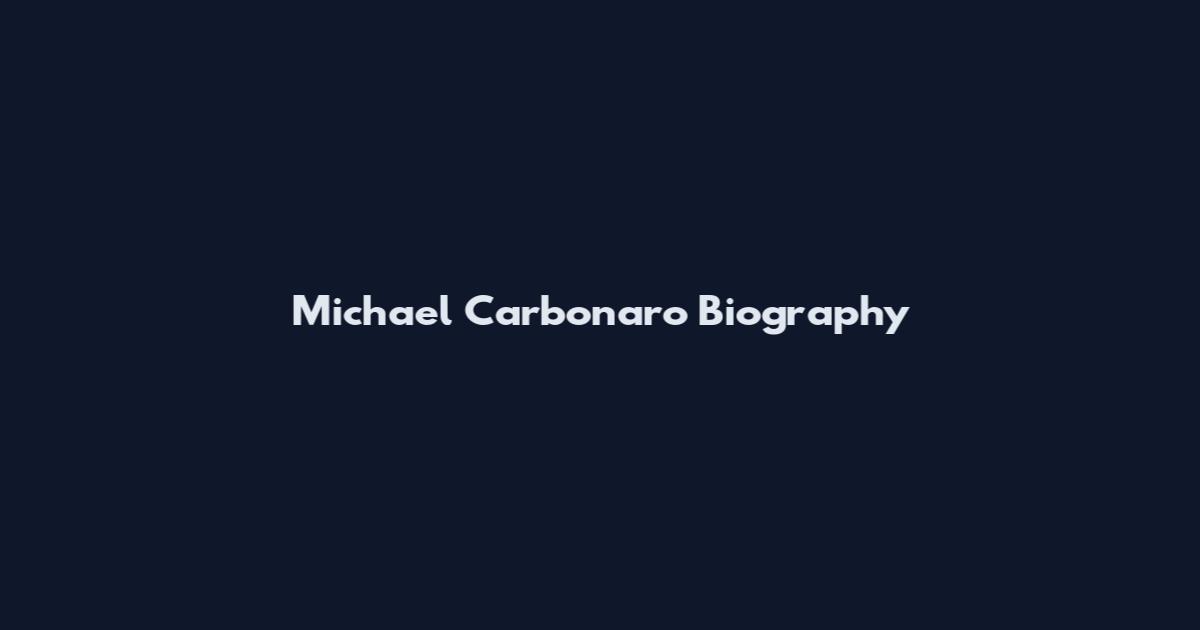 Michael Carbonaro Biography