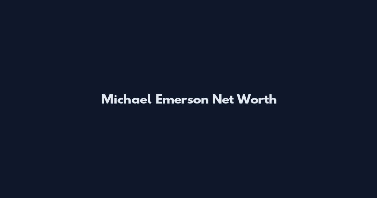 Michael Emerson Net Worth