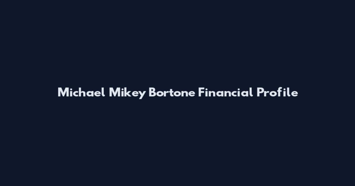 Michael Mikey Bortone Financial Profile