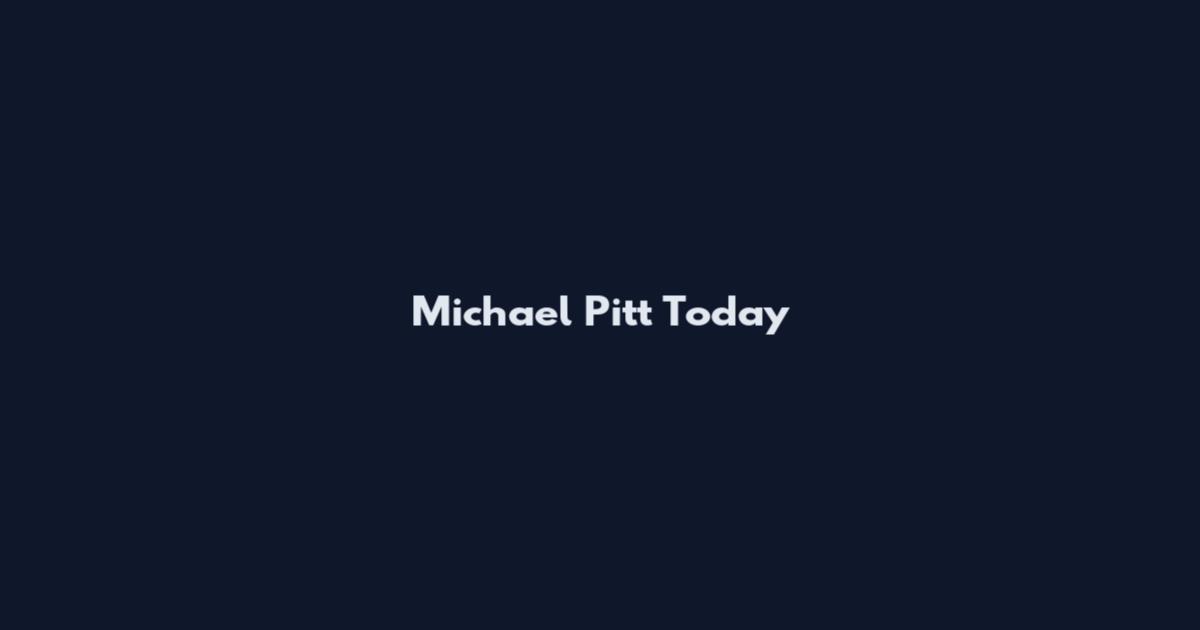 Michael Pitt Today