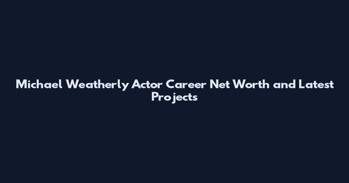 Michael Weatherly Actor Career Net Worth and Latest Projects