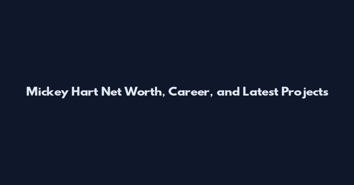 Mickey Hart Net Worth, Career, and Latest Projects
