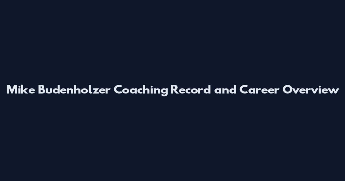 Mike Budenholzer Coaching Record and Career Overview