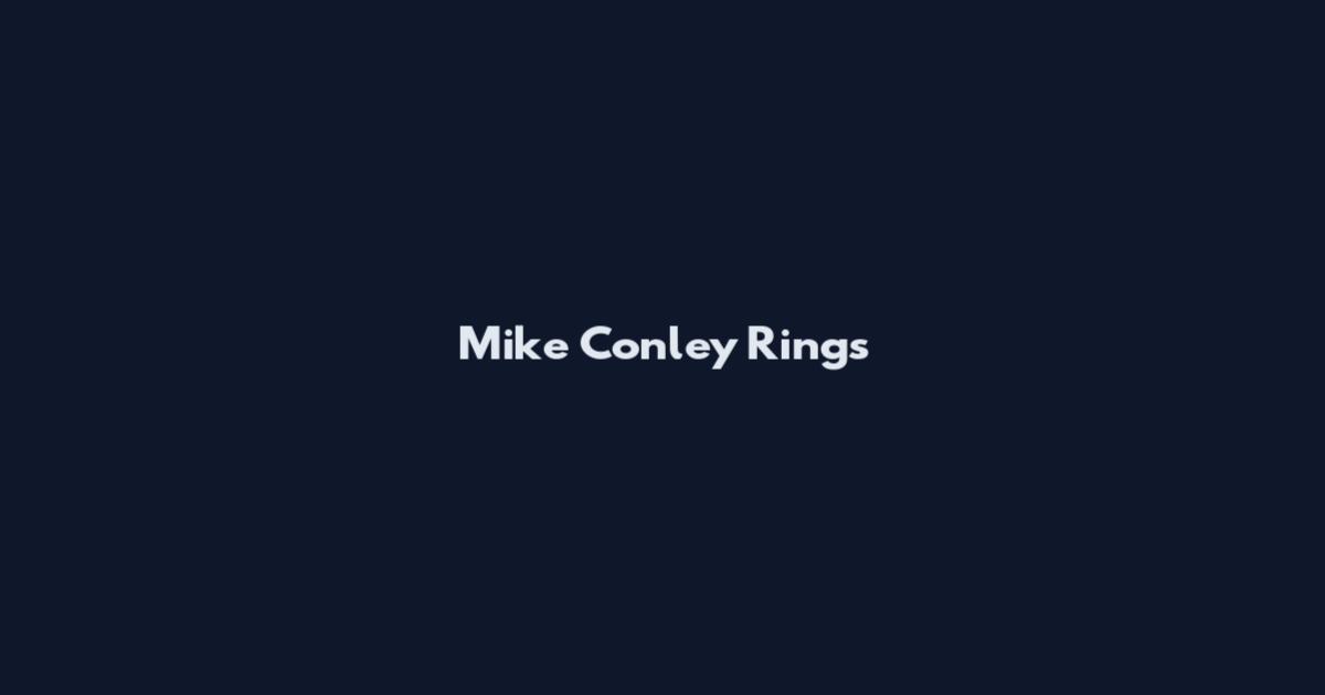Mike Conley Rings