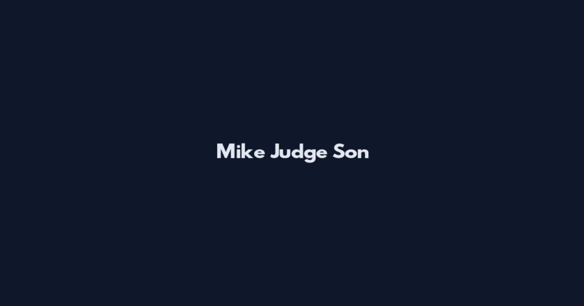 Mike Judge Son