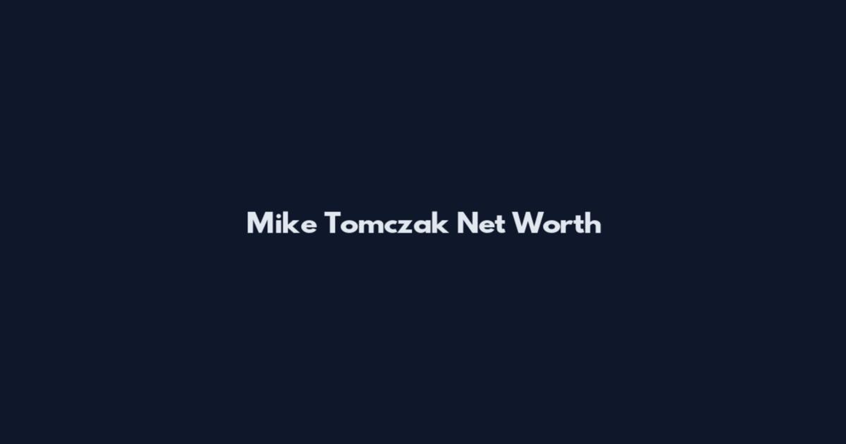 Mike Tomczak Net Worth