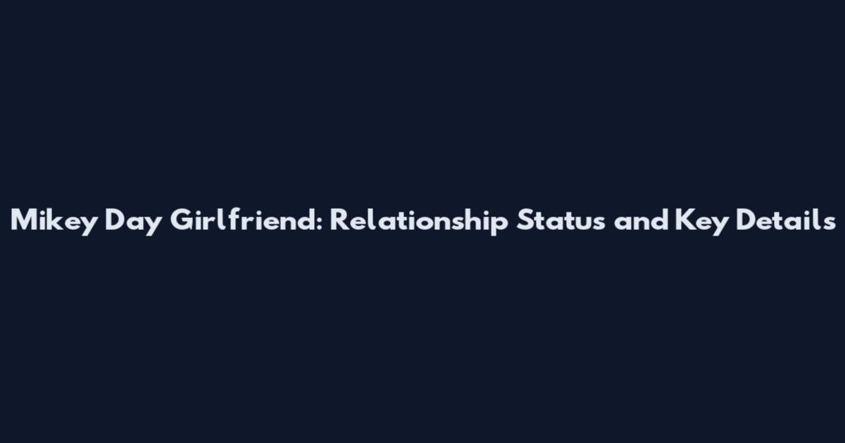 Mikey Day Girlfriend: Relationship Status and Key Details
