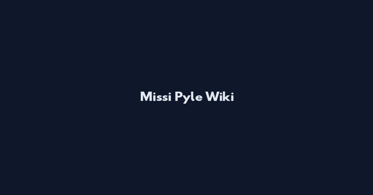 Missi Pyle Wiki