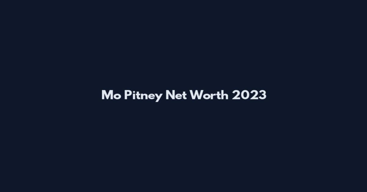 Mo Pitney Net Worth 2023