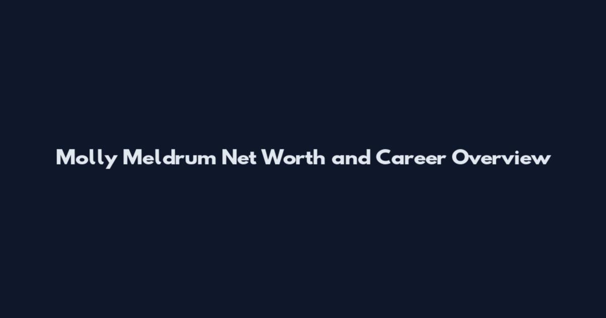 Molly Meldrum Net Worth and Career Overview