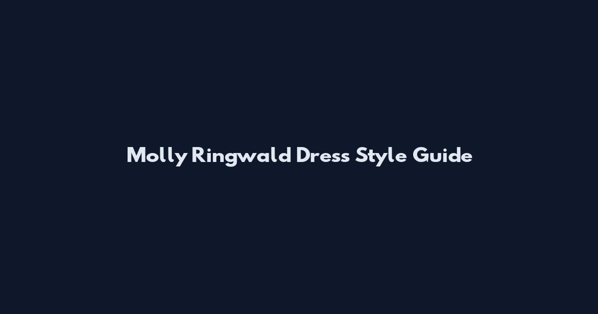Molly Ringwald Dress Style Guide