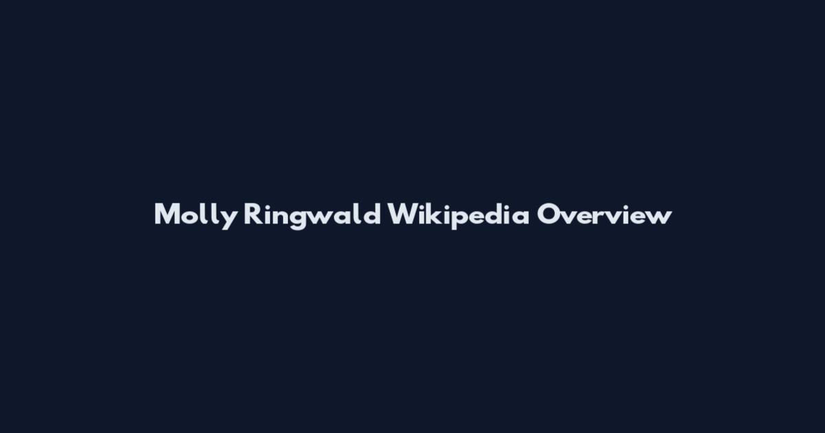 Molly Ringwald Wikipedia Overview
