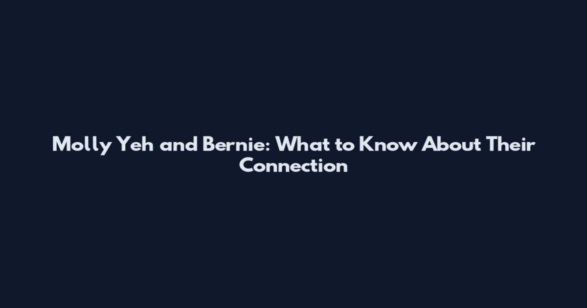 Molly Yeh and Bernie: What to Know About Their Connection