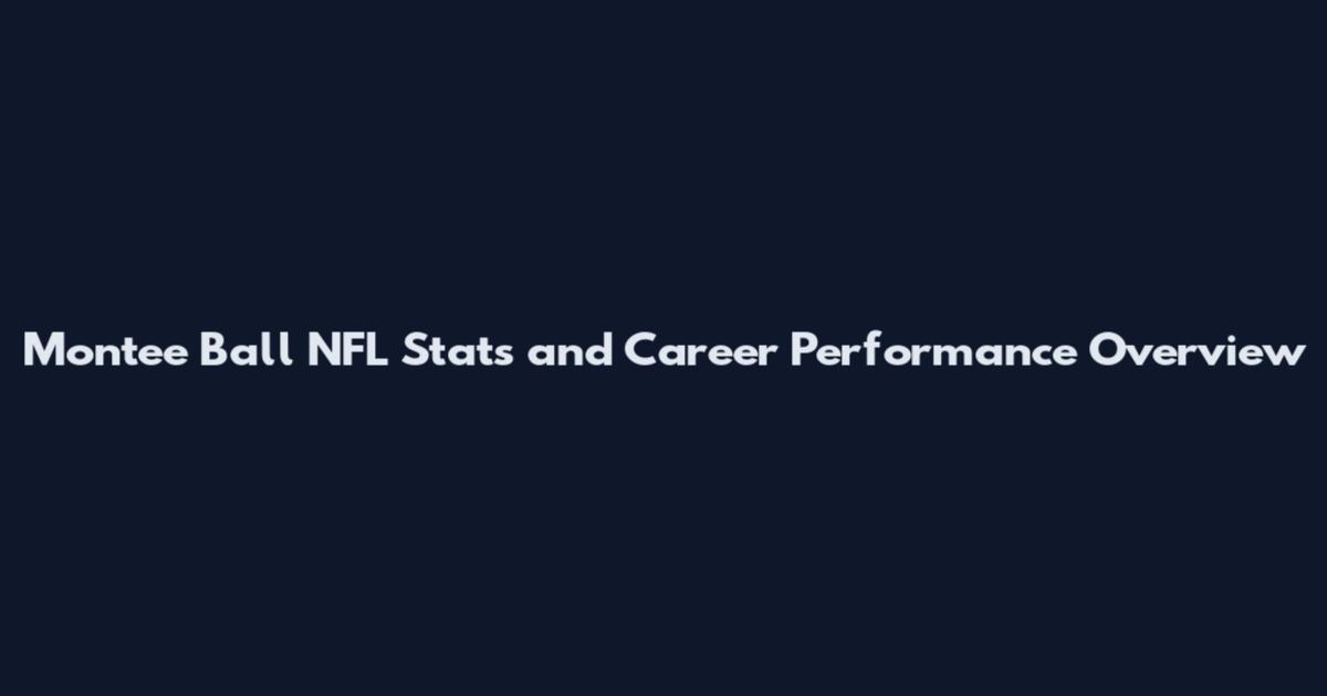 Montee Ball NFL Stats and Career Performance Overview