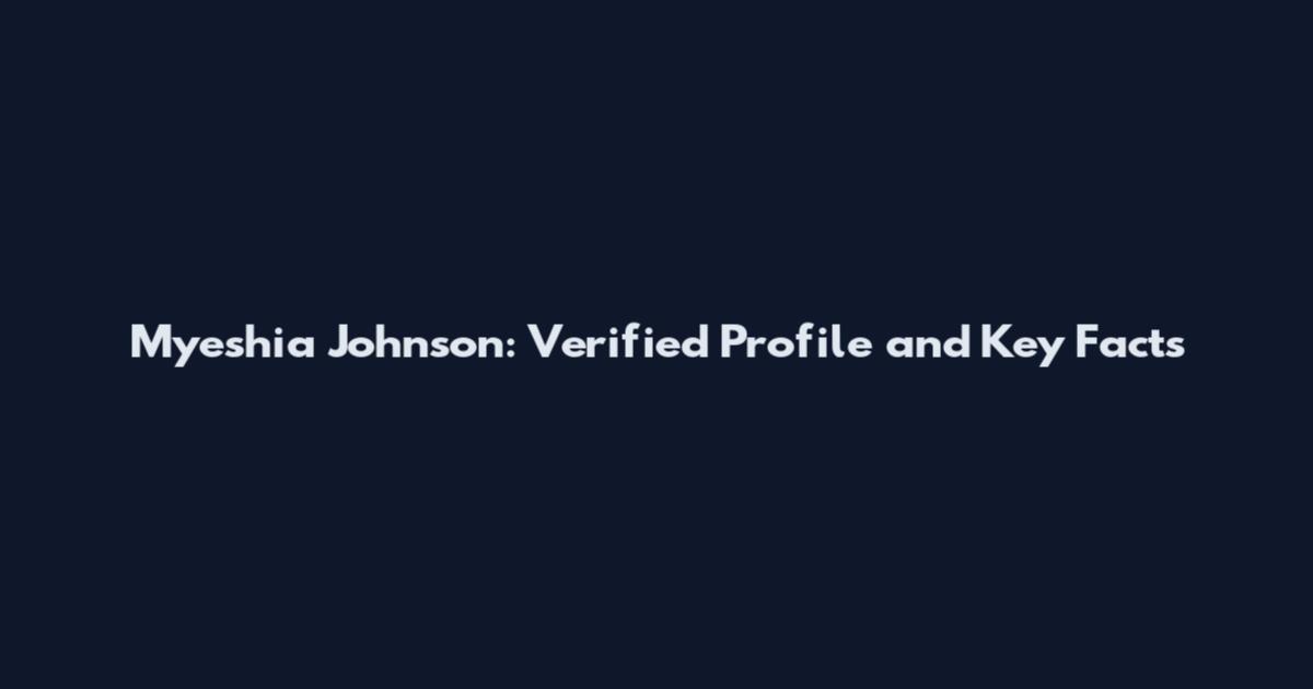 Myeshia Johnson: Verified Profile and Key Facts