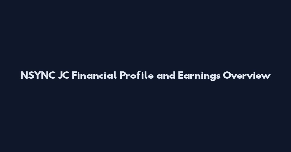 NSYNC JC Financial Profile and Earnings Overview