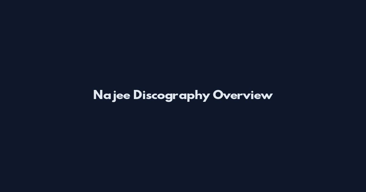Najee Discography Overview