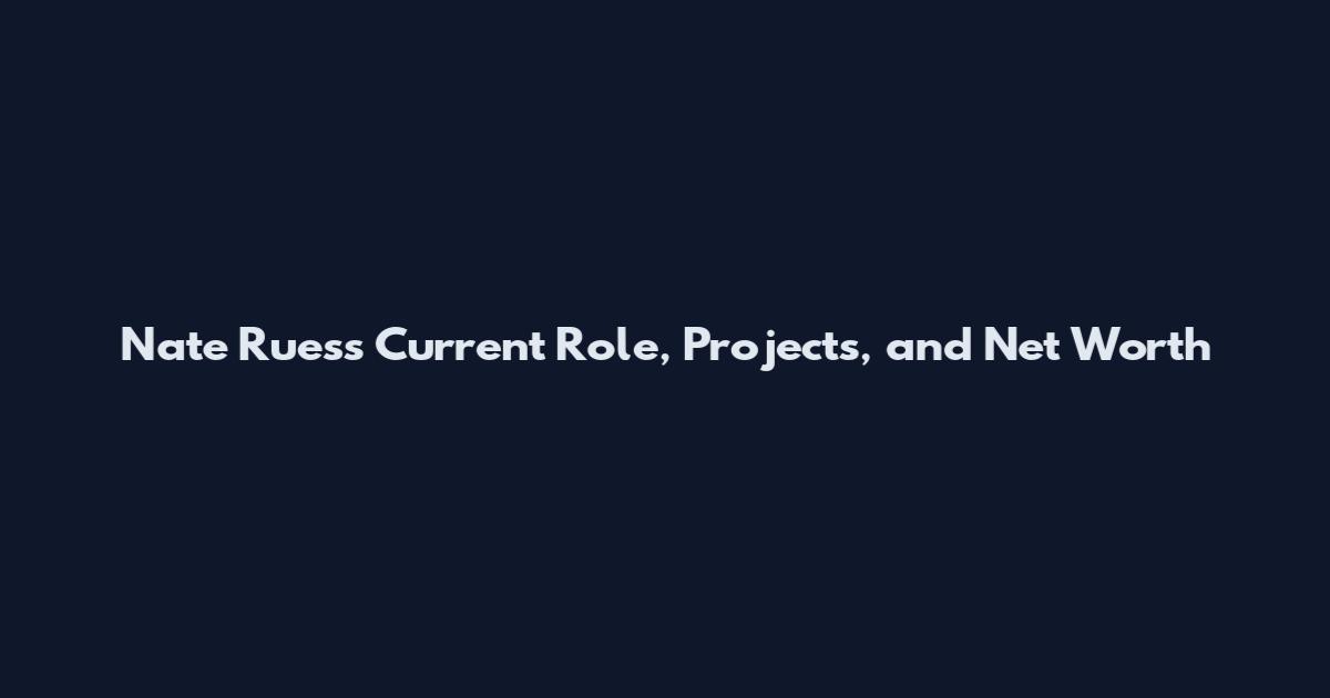 Nate Ruess Current Role, Projects, and Net Worth