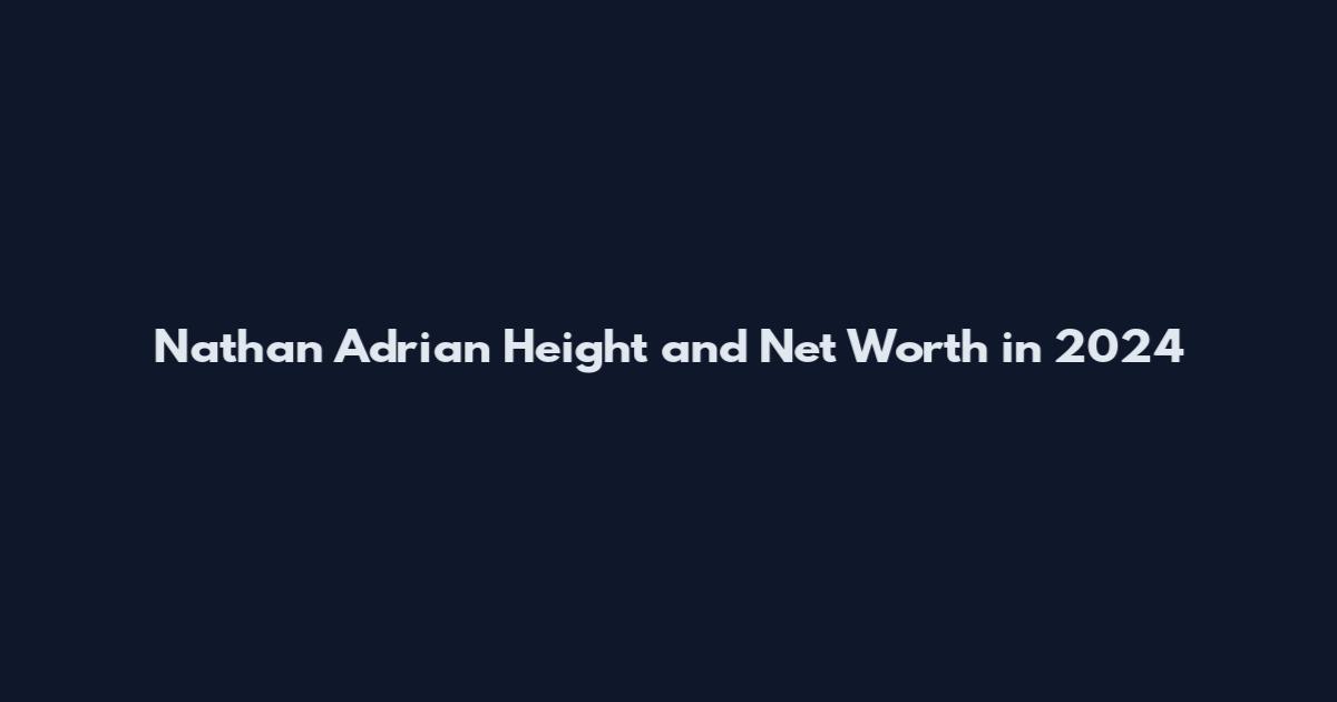 Nathan Adrian Height and Net Worth in 2024