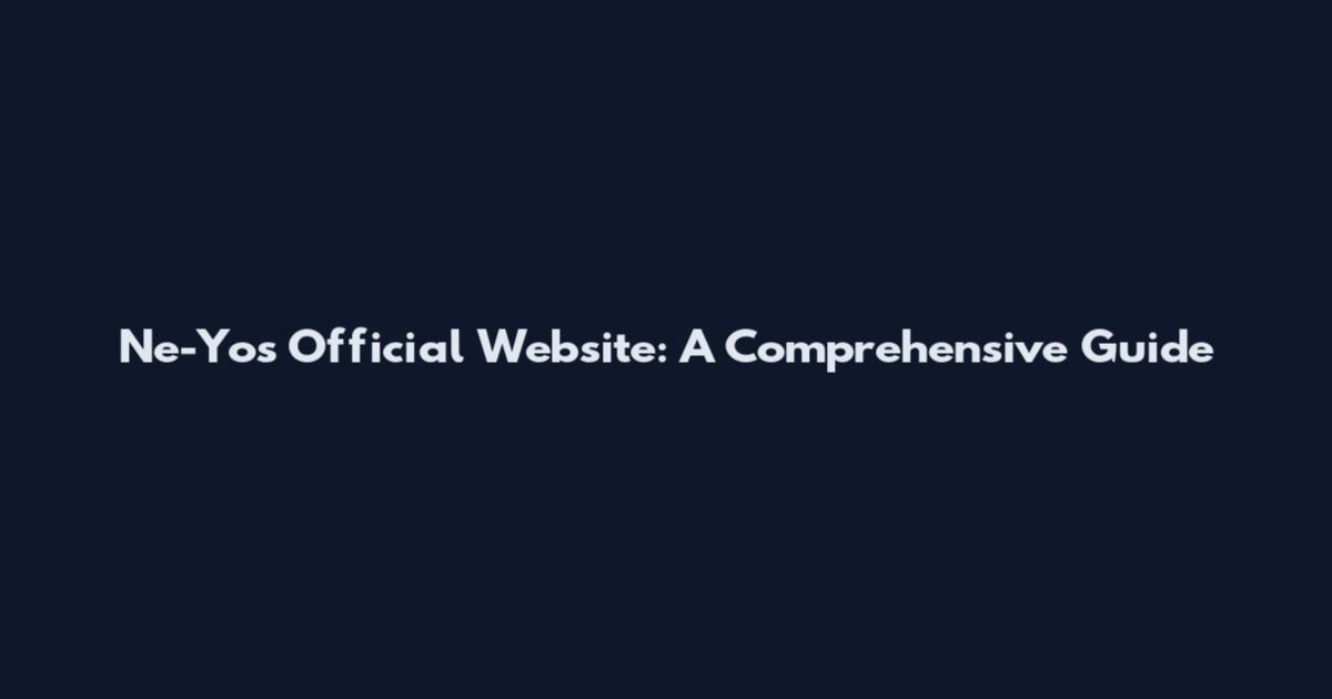 Ne-Yo's Official Website: A Comprehensive Guide