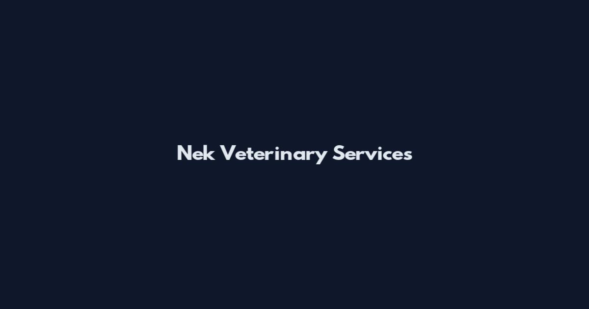 Nek Veterinary Services