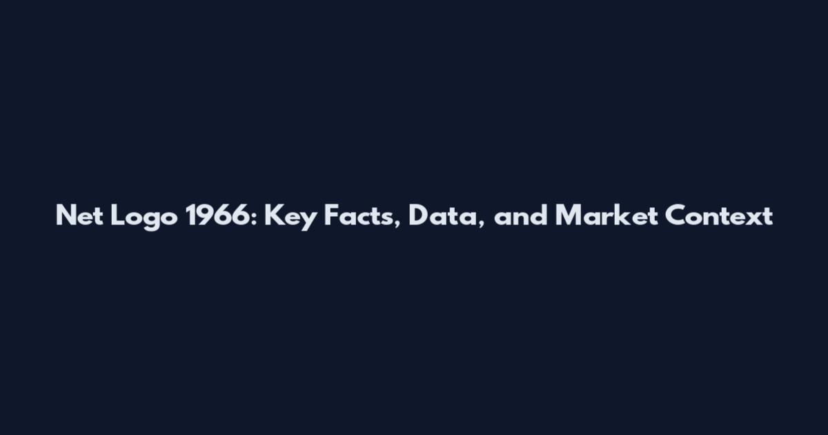 Net Logo 1966: Key Facts, Data, and Market Context