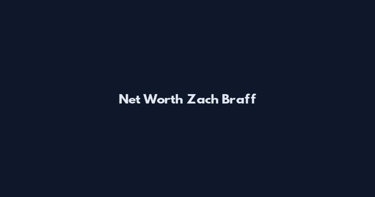 Net Worth Zach Braff
